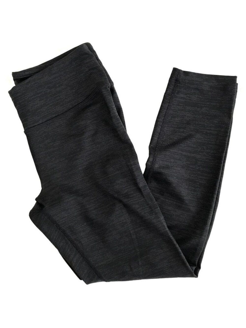 Outdoor Voices Small Techsweat Flex Heather Crop 3/4 Leggings Black Pocket - Picture 1 of 11